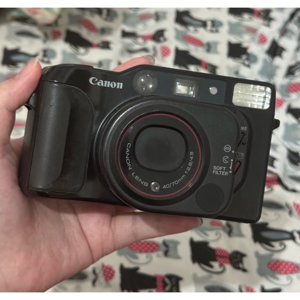 Canon Autoboy Tele Twin Top Analog Camera Kamera 35mm pointnshoot pns point&shoot kamera jadul roll 