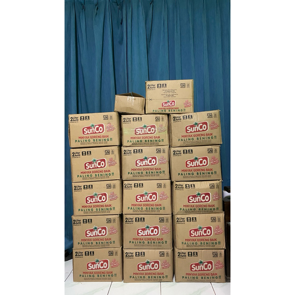 

(Langsung Kirim) Minyak Goreng Sunco 2Liter 1Dus / 1Karton MJK JATIM FREE WRAPING