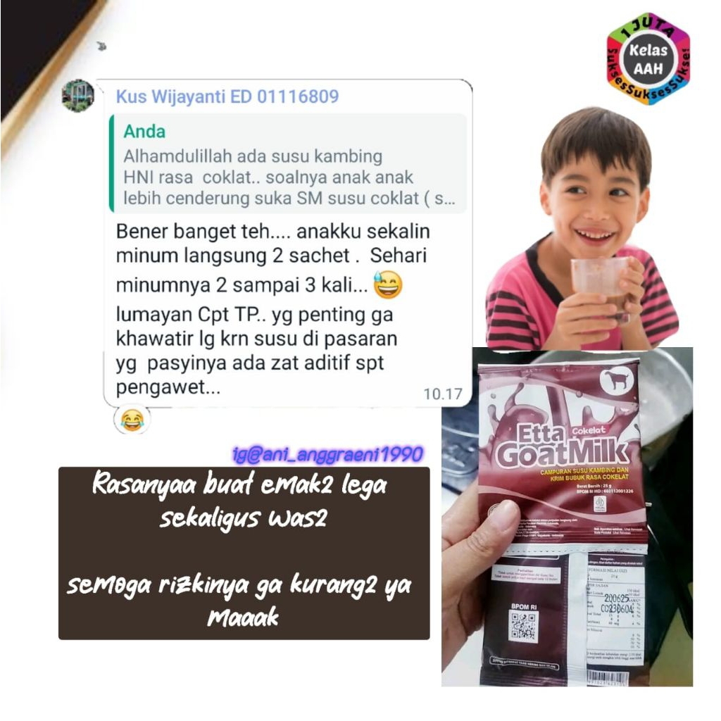 

EGM Cokelat atau Susu Kambing Cokelat
