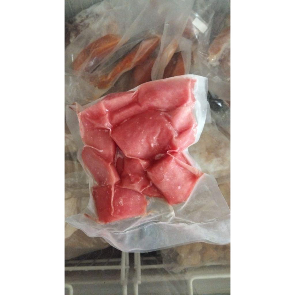 

Tuna Fillet Segar / Frozen 500gr – Ikan Tuna Tanpa Tulang Kulit – Tuna Steak – Fillet Ikan Laut Segar