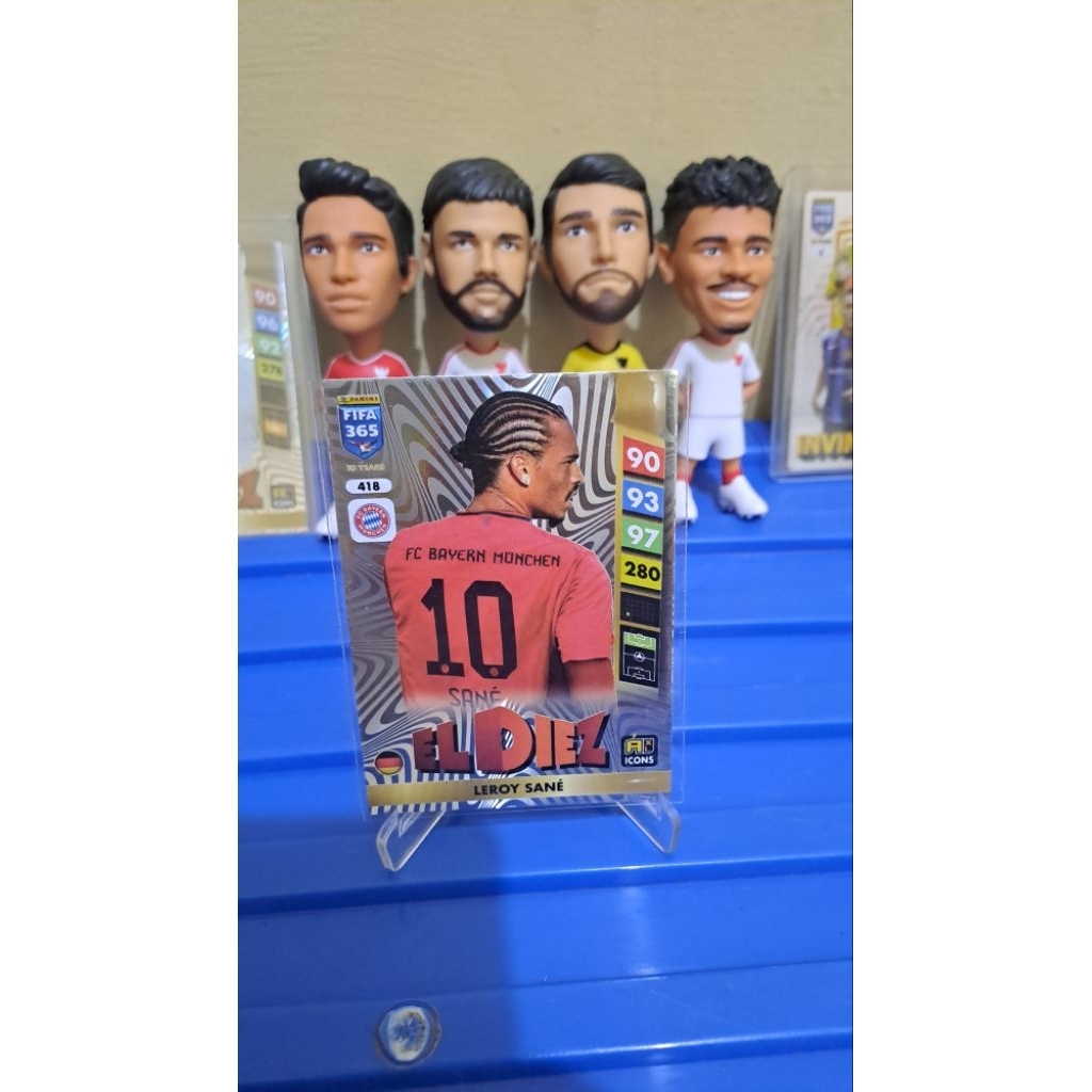 EL DIEZ_Leroy Sane (Munchen). Panini Adrenalyn 365 2025