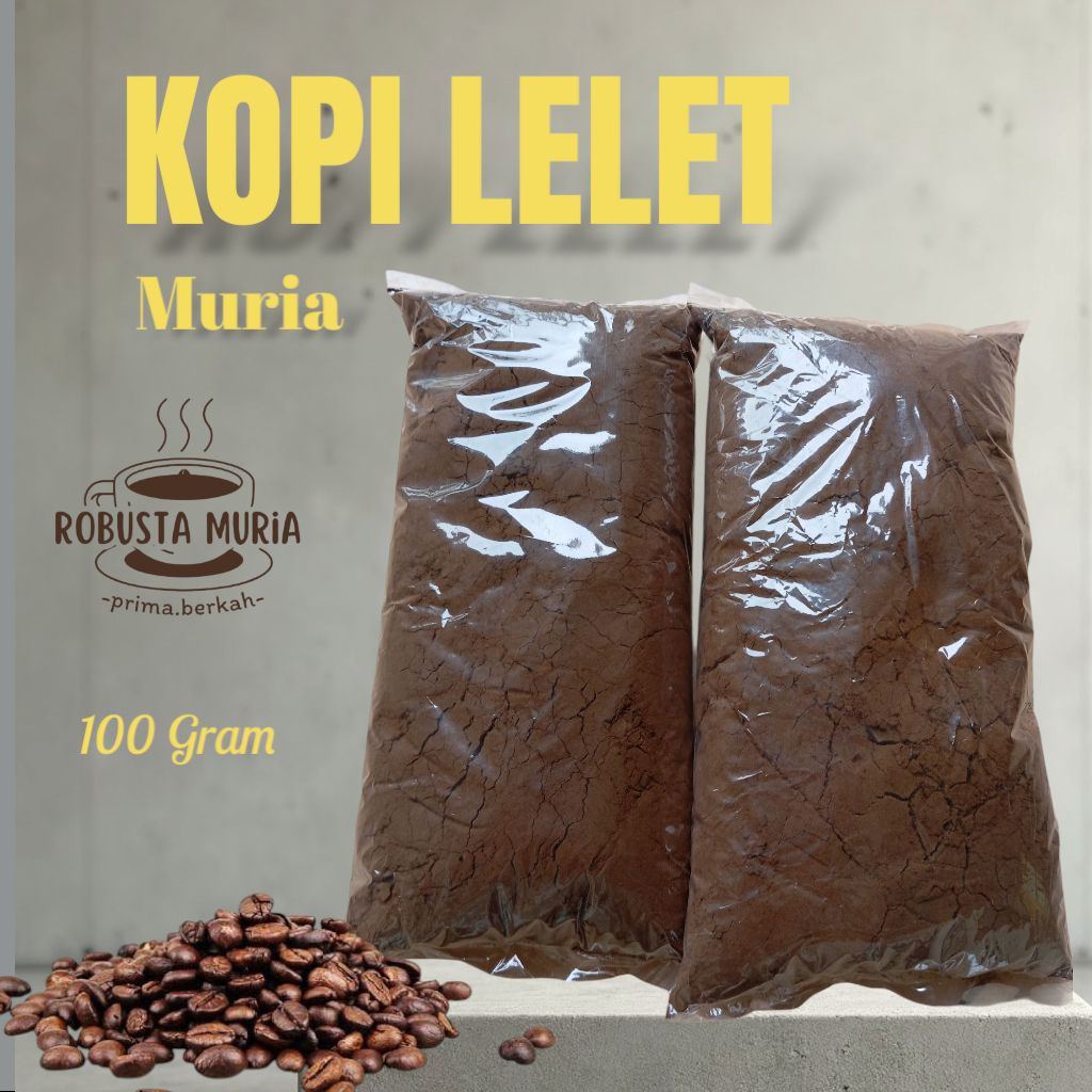 

Kopi Lelet Kopi Hitam Khas Muria Kopi Bubuk Robusta 100 Gram