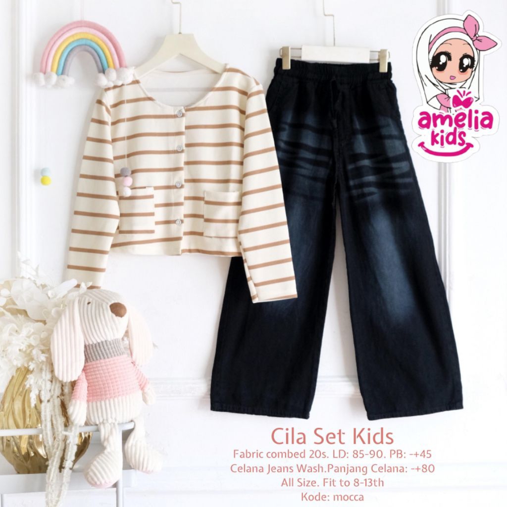 SETELAN ANAK // CILA SET KIDS ORI AMELIA KIDS