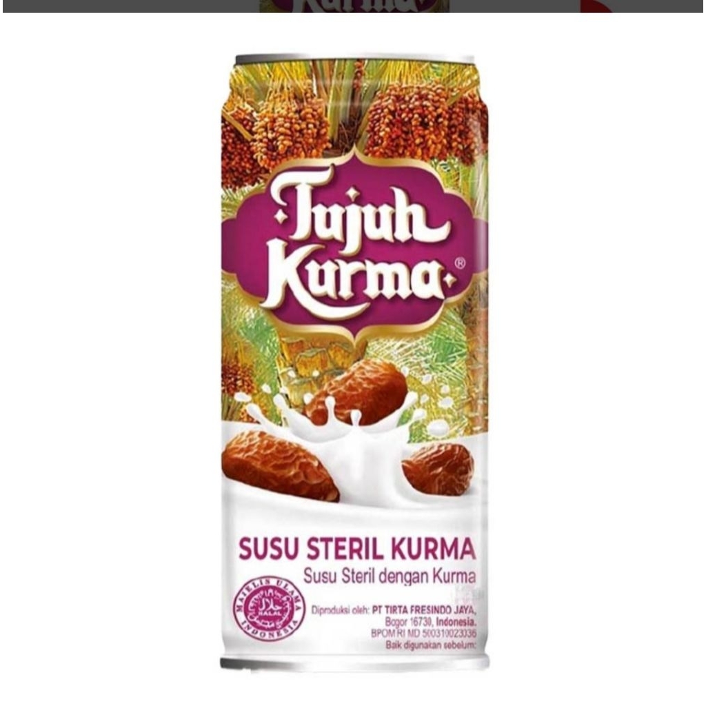 

TUJUH KURMA SUSU STERIL 1 DUS ISI 12