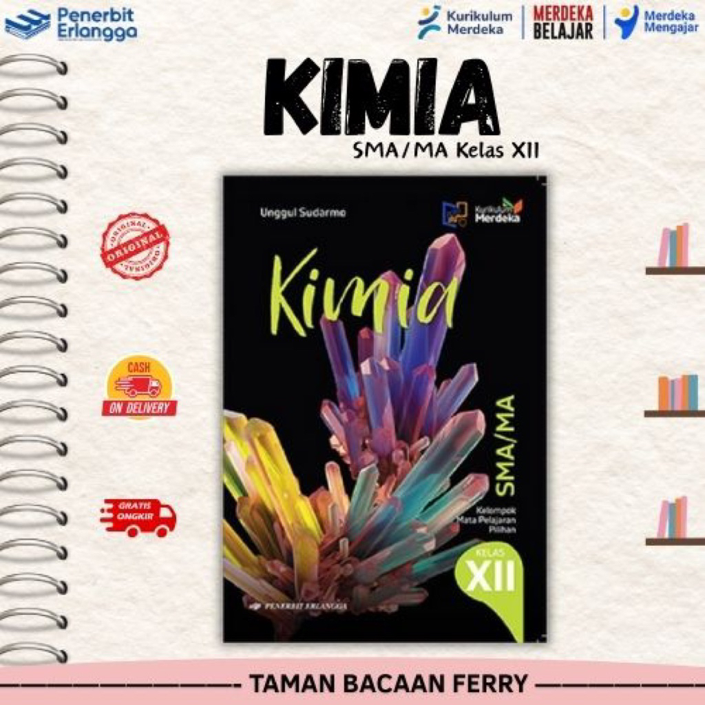 Buku KIMIA SMA/MA Kelas 12 - Penerbit Erlangga