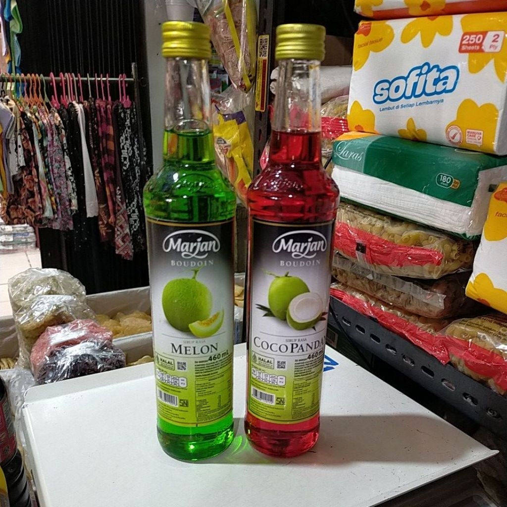 

sirup Marjan boudoin / sirup coco pandan / sirup melon