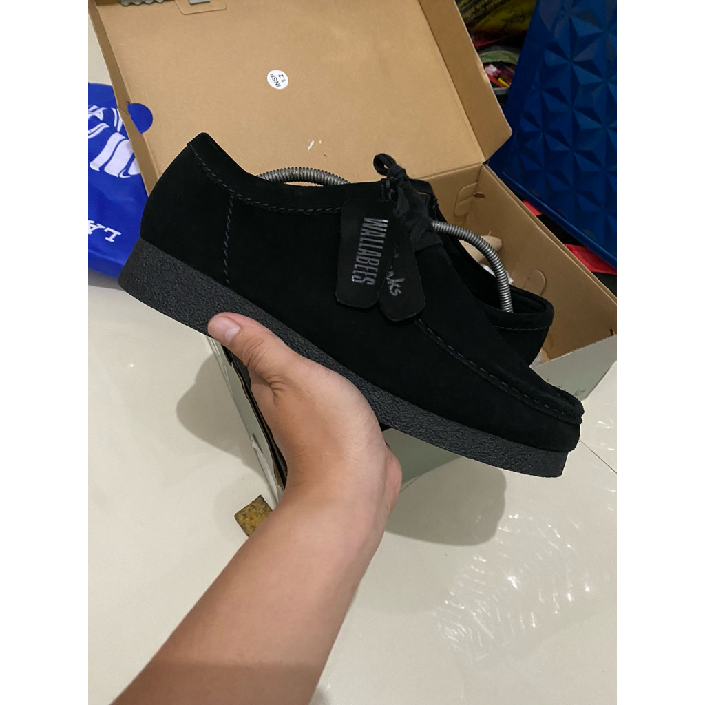 CLARKS WALLABEES EVO BLACK