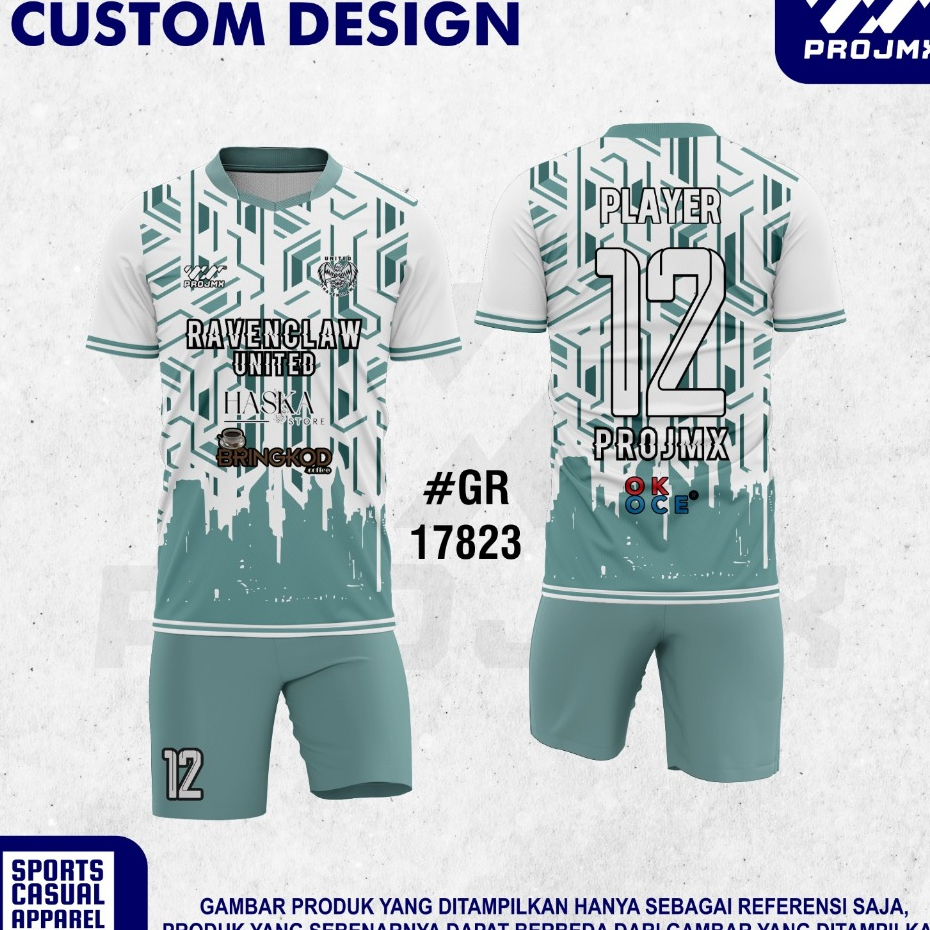 PROJMX-STELAN KAOS JERSEY OLAHRAGA FULL PRINTING VOLLY (BISA CUSTOM)
