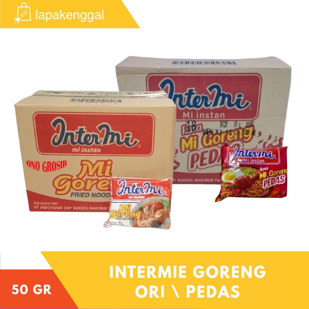 

INTERMI Mie Goreng Instant Ori Dan Pedas