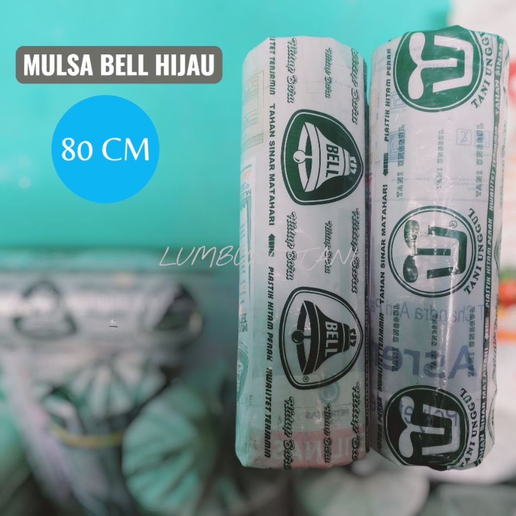 Mulsa Bell   - Mulsa Merk Bell Hijau 80 cm 8kg Tebal 0.35 micron