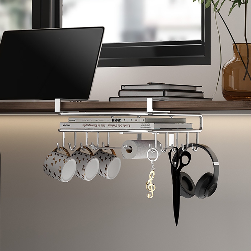 Rak Gantung Dapur Penyimpanan Dengan Talenan Tanpa Bor Rak Penyimpanan Dapur Multifungsi