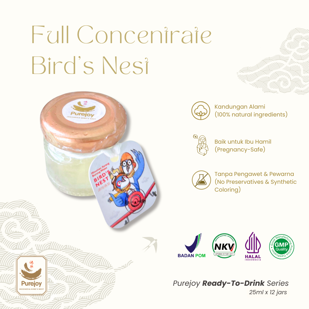 

Purejoy Premium Full Concentrate Bird's Nest Drink (25ml)