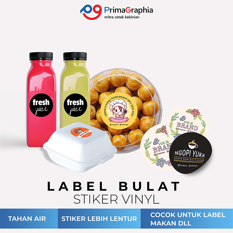 

Cetak Stiker Vinyl Bulat Custom Desain Template