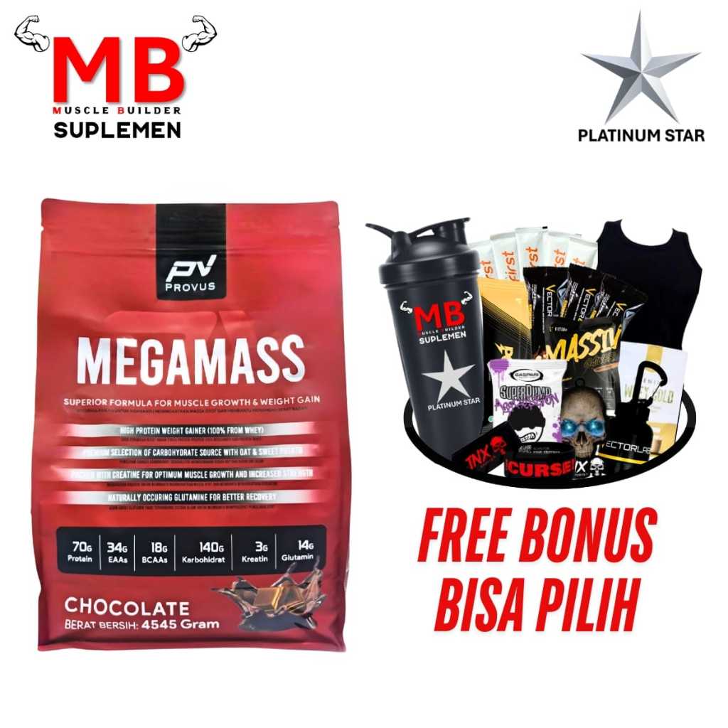 Provus Mega Mass 10 lbs Gainer 10lbs 10lb 15 20 lb MegaMass Weight Gain ON Optimum Nutrition Gold St