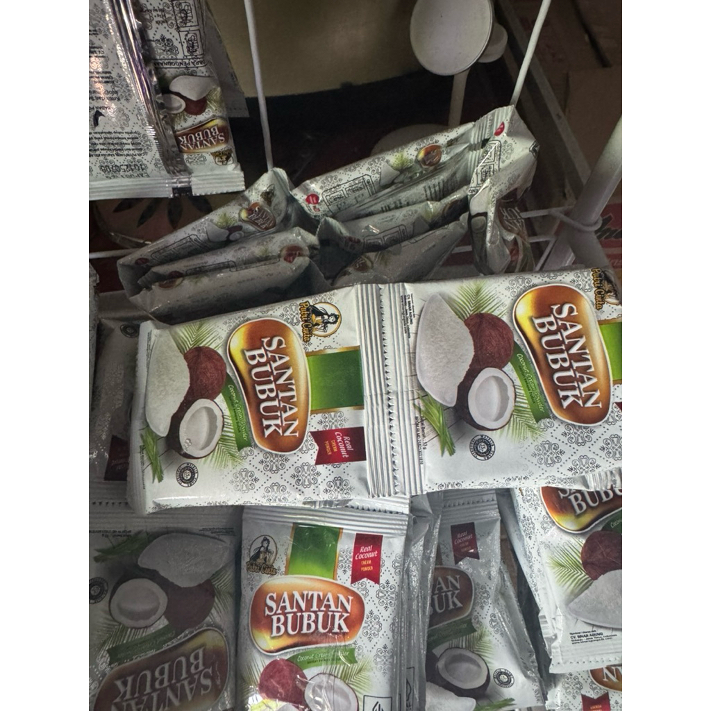 

santan bubuk 1renceng isi 10