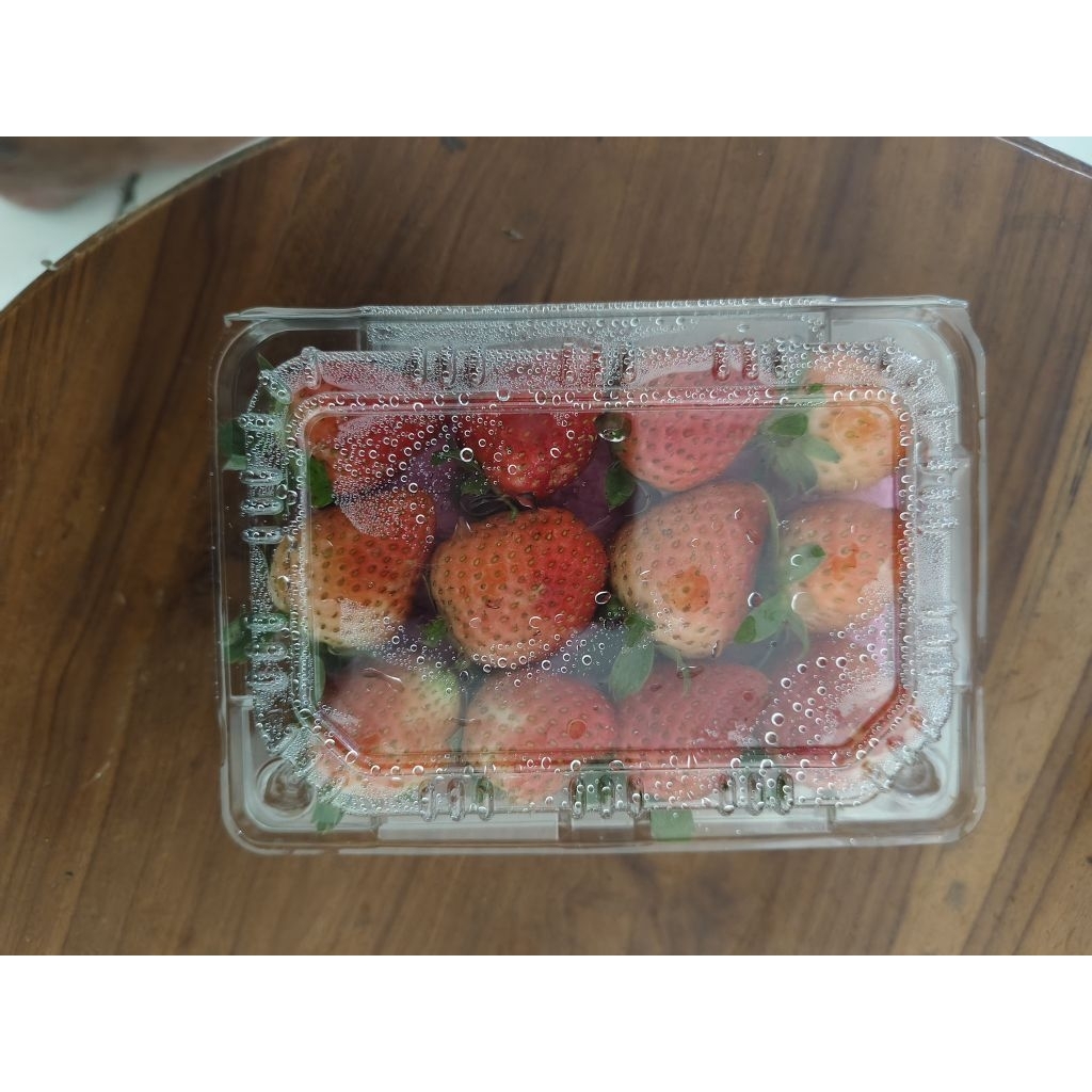 

stroberi kemasan mika