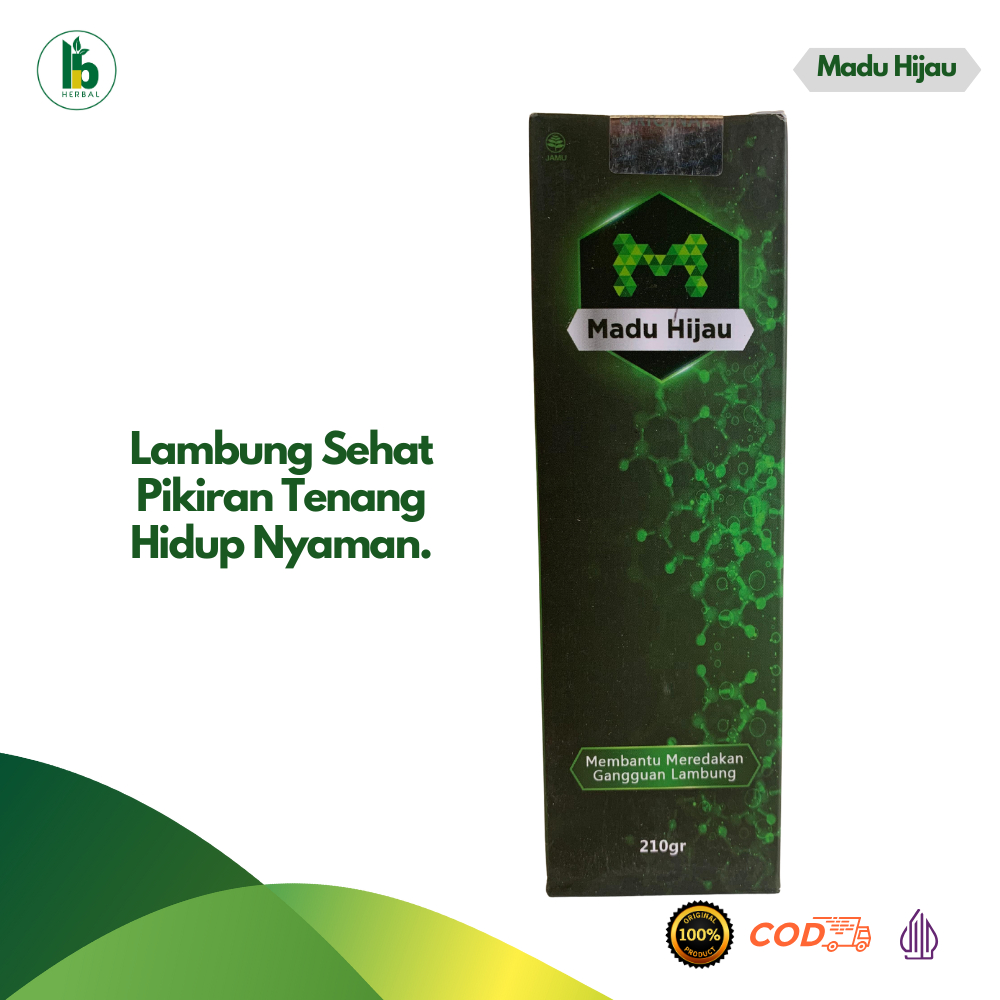 Original Madu Hijau | Spirulina Lambung | Terapi Gerd | Madu Herbal | Pengobatan Lambung | Madu Baja