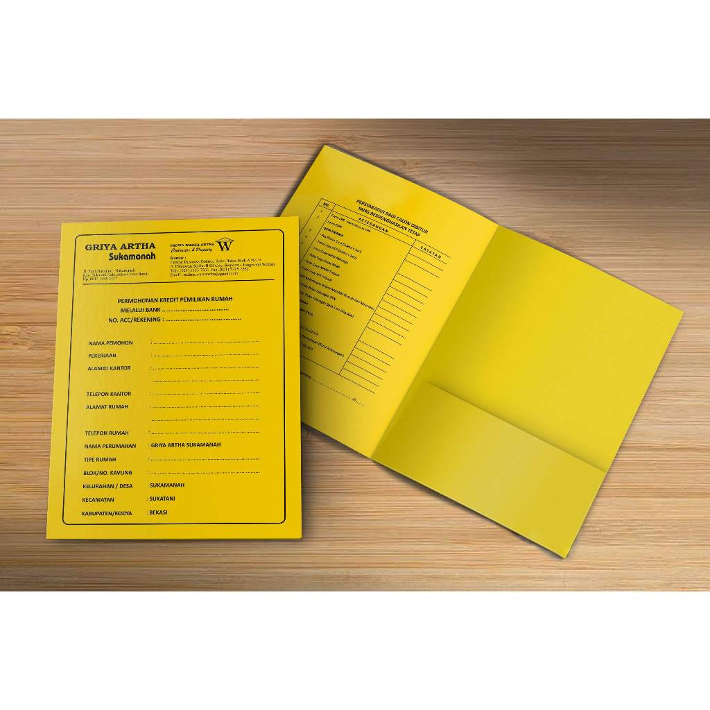 

Cetak Map F4 Kertas Tebal Kartu Tik Cetak 1 Warna Bebas Kantong Kuping Minimal Pemesanan 200 Pcs