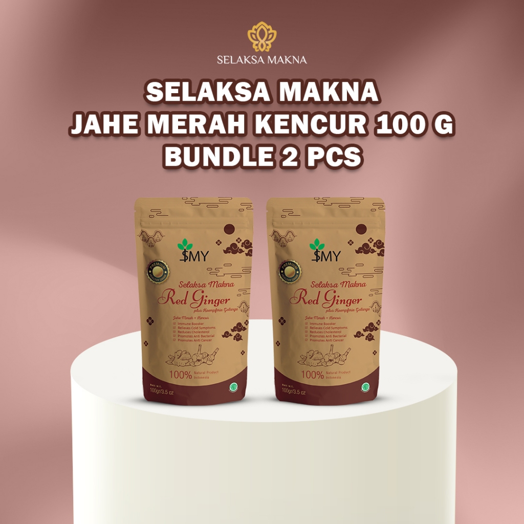 

Selaksa Makna Jahe Merah Kencur Paket 2 Pcs 100GR