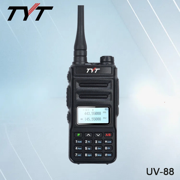 TYT UV88 Dual Band Walkie Talkie UHF VHF Amatir Handheld Transceiver TH-UV88 Radio FM