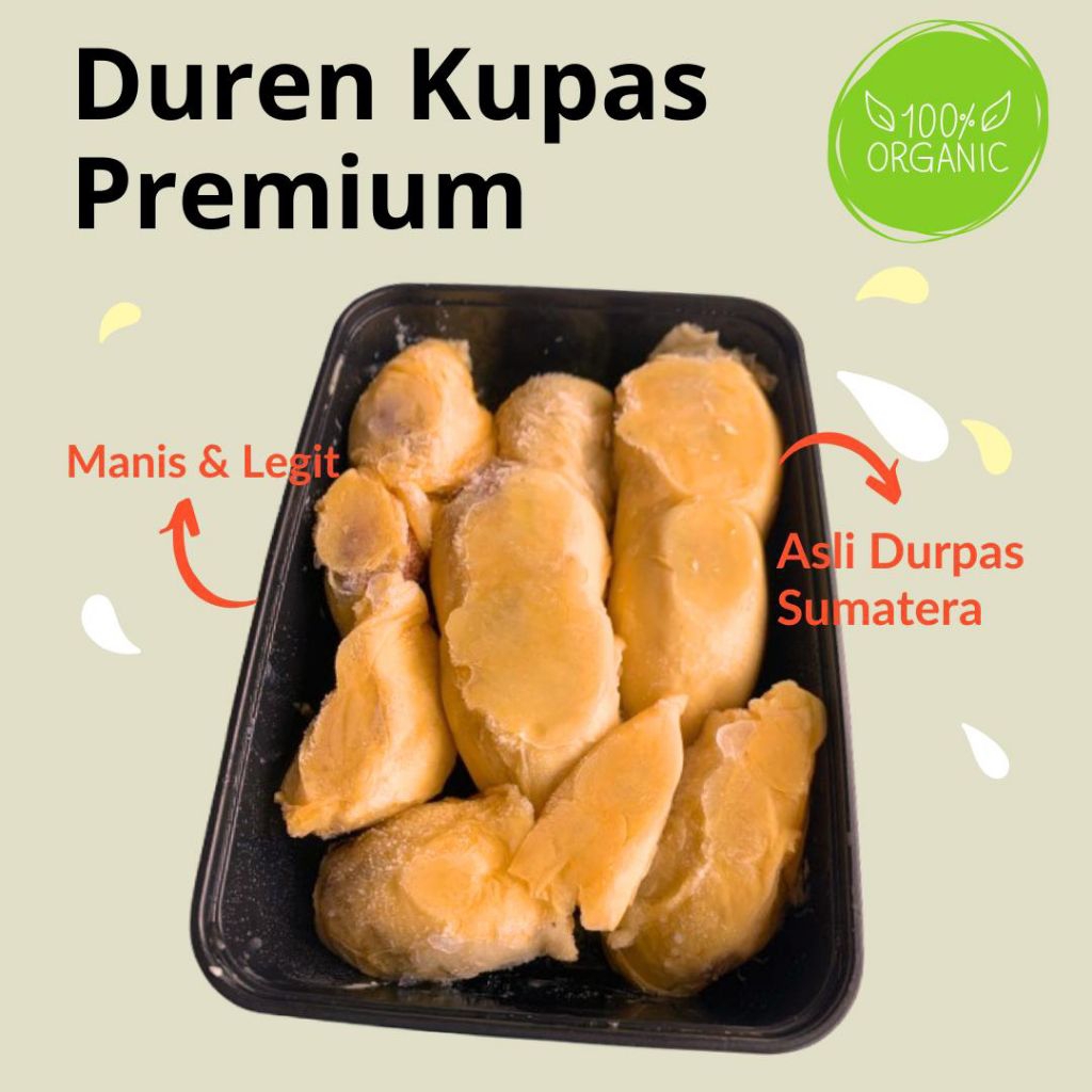 

(PROMO) 8.8 DURIAN KUPAS PREMIUM