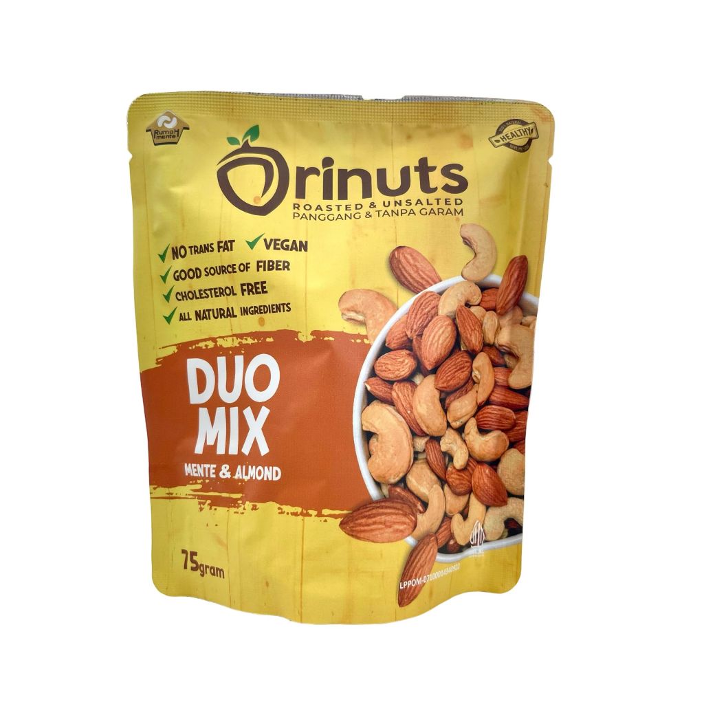 

ORINUTS DUO MIX 75GR MIX NUTS (READY TO EAT PREMIUM QUALITY)