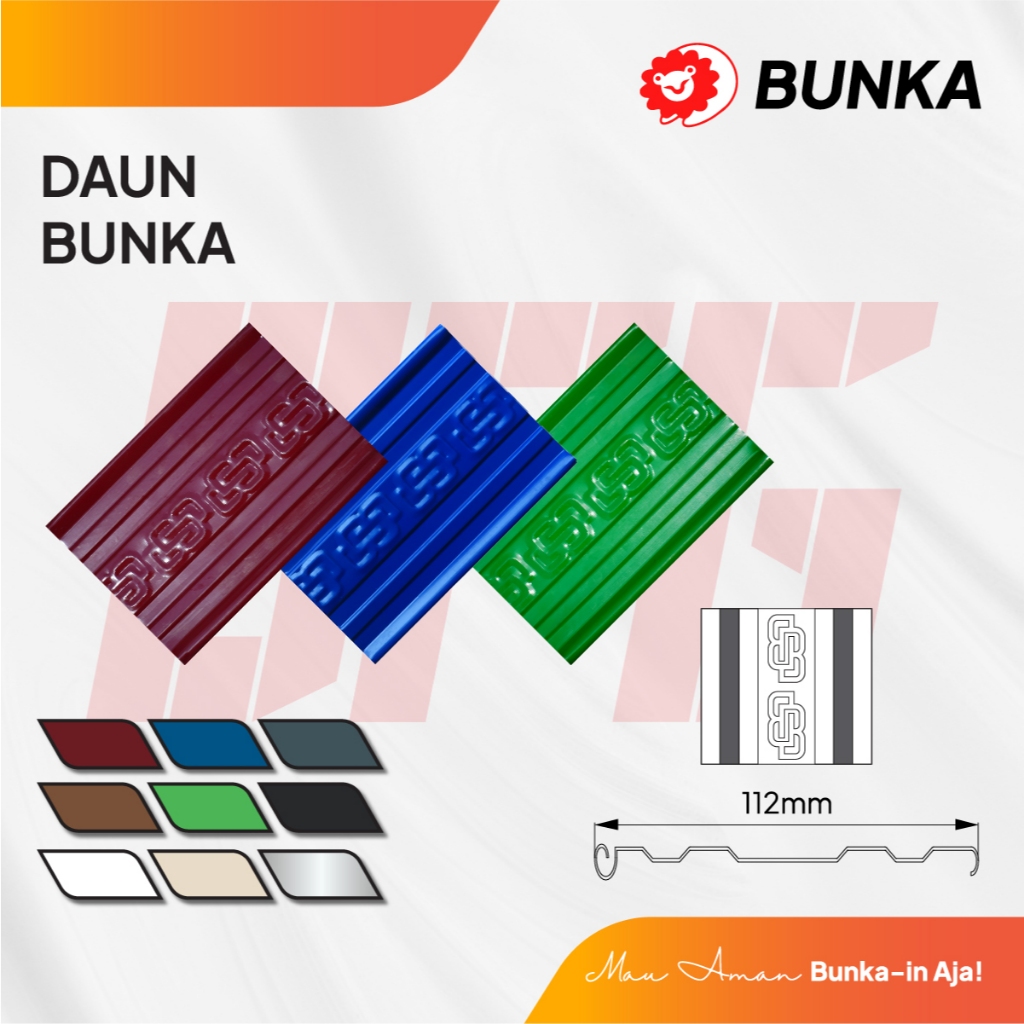Daun Folding Gate Motif Bunka | Bahan Galvalum | Tahan Karat [WAJIB BACA DESKRIPSI]