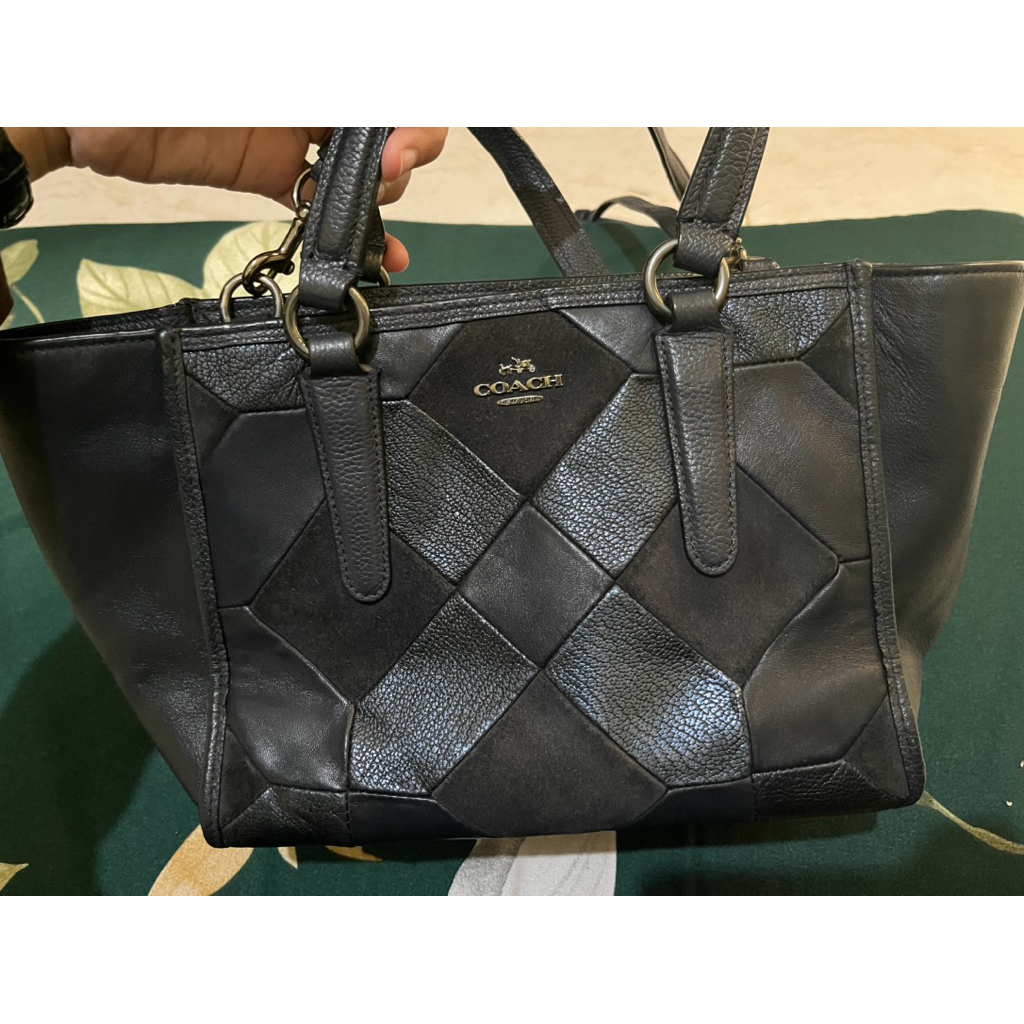 coach bag original authentic patchwork preloved
