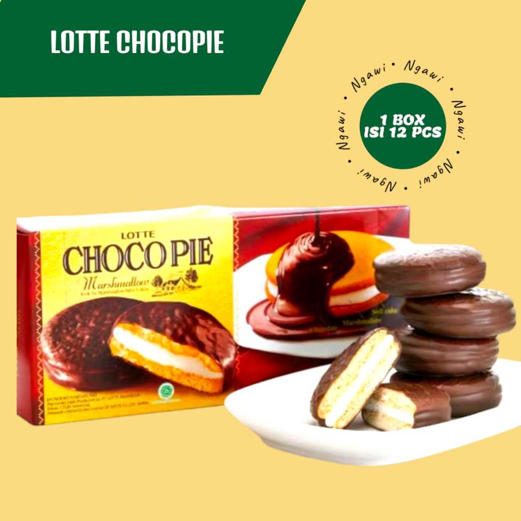 

LOTTE CHOCOPIE MARSHMALLOW BOX ISI 12 X 312 gr