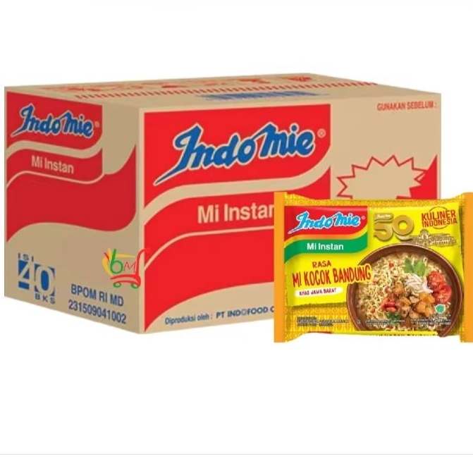 

Indomie Mie Instan Kuah Mie Kocok Bandung 1 Dus isi 40 Pcs