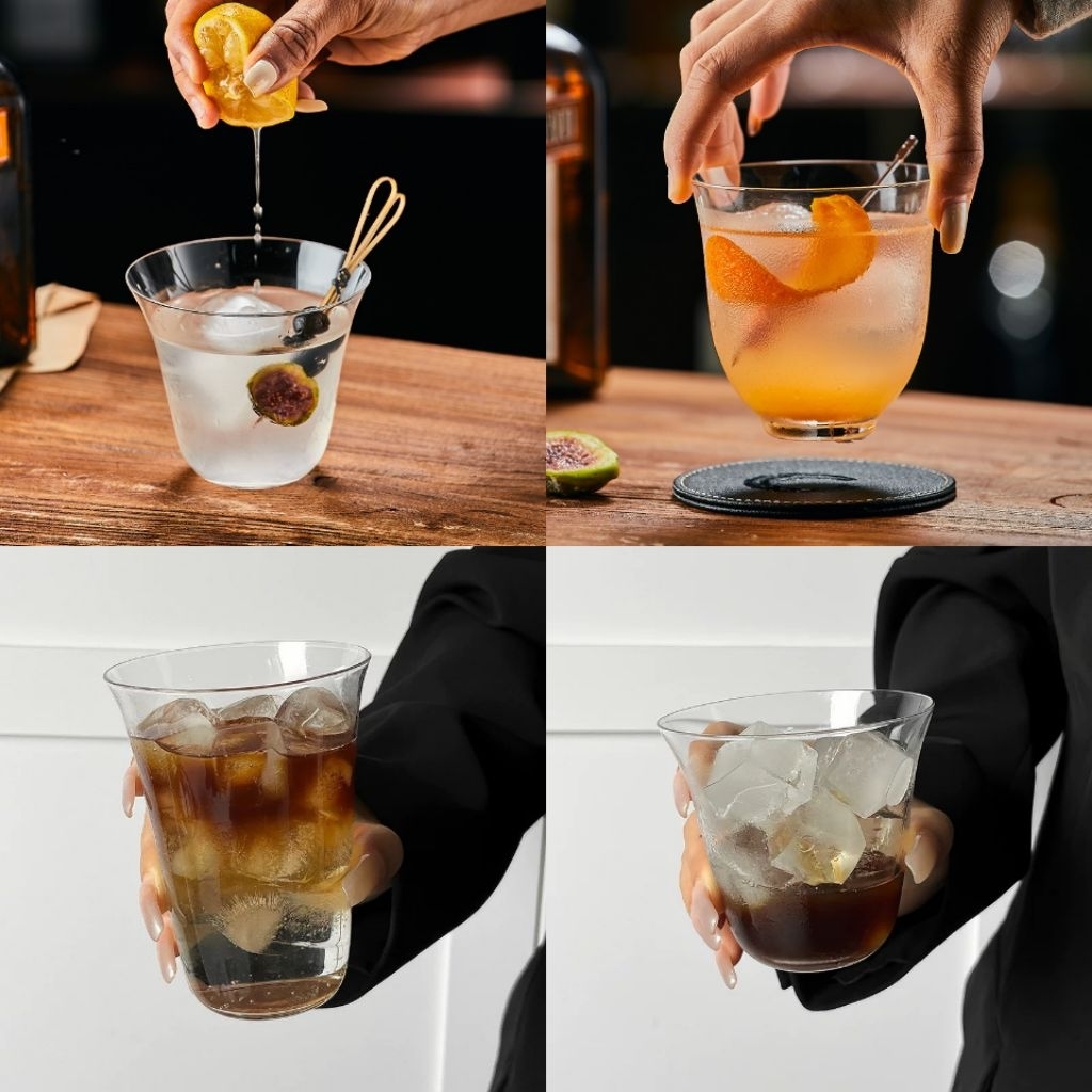 Gelas Whisky Elegan Premium — Desain Mewah untuk Sajian Whisky & Cocktail 270ml–370ml