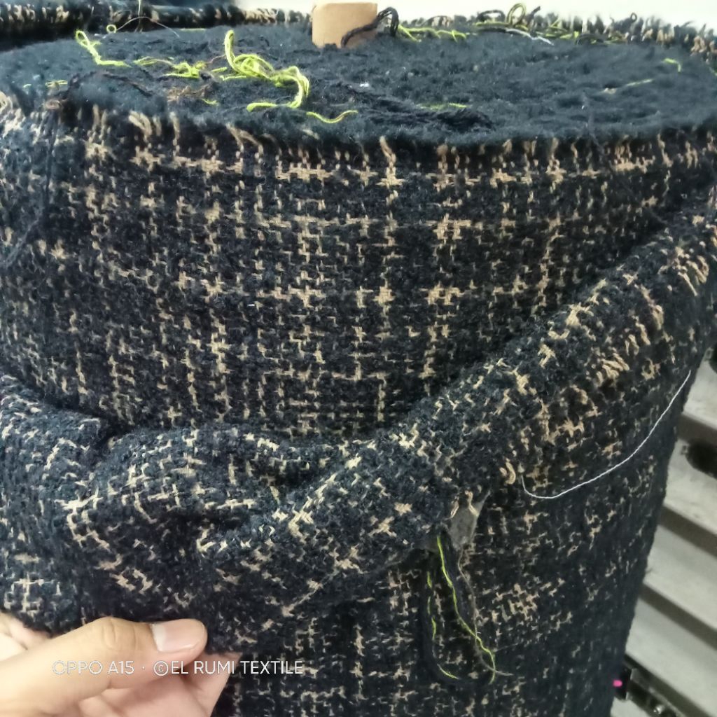 KAIN TWEED ACRYLIC WOLL/KAIN KATUN TWEED/KAIN/BAHAN TWEED KOTAK/KAIN TWEED PER ¹/² METER