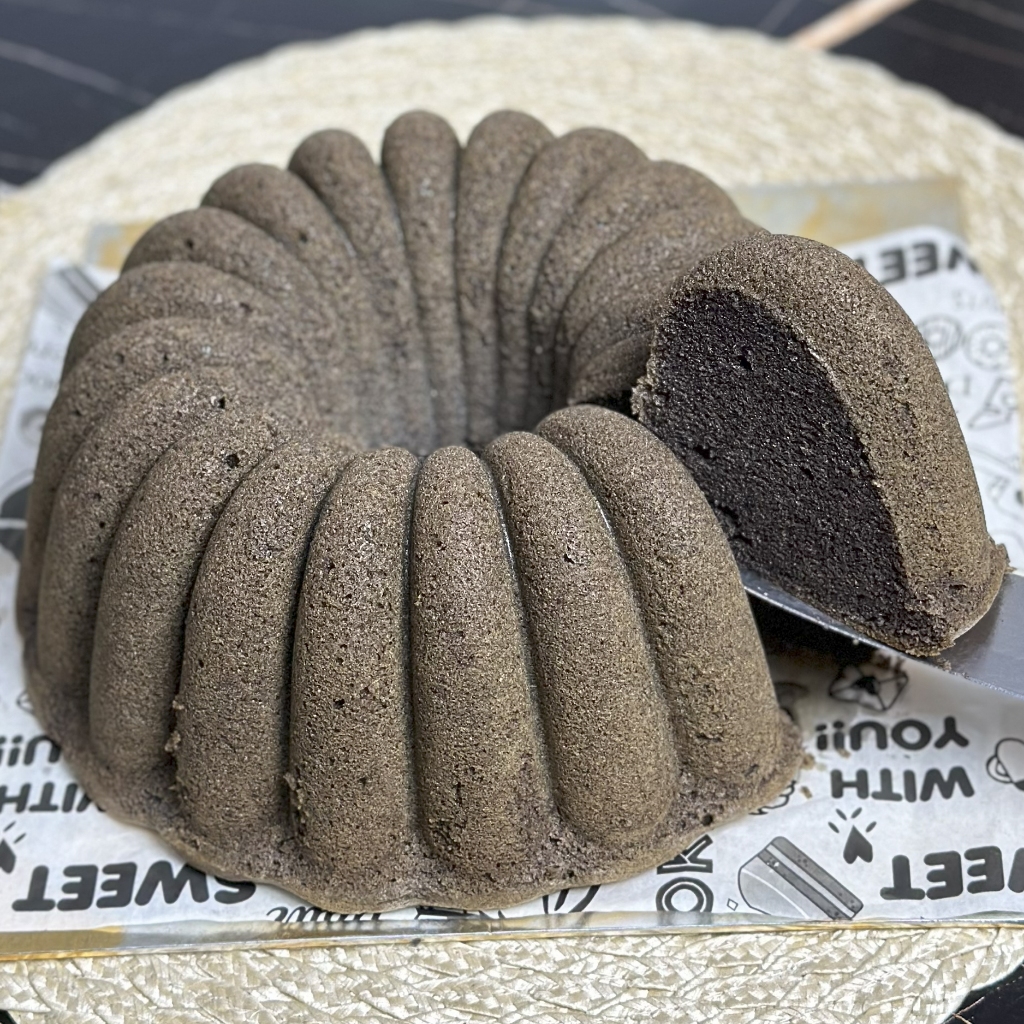 Butter Cake Ketan Hitam Gula Aren Premium FULL WIJSMAN Loyang 24 cm Gluten FREE Homemade By Ramachef
