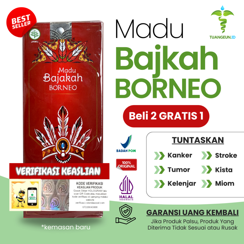 Madu Bajakah Borneo ORI 100% Bergaransi - Atasi Benjolan , Kanker ,Tumor ,dan Segala Penyakit Kronis