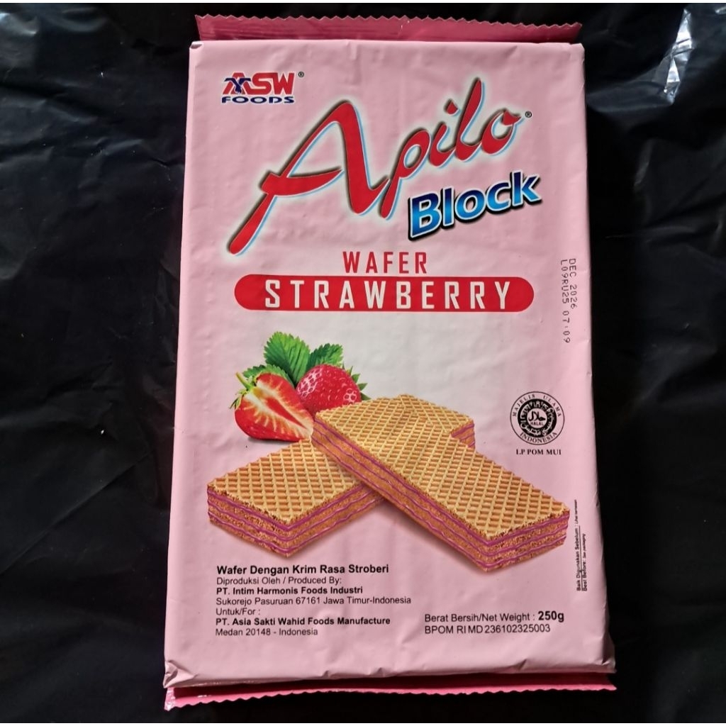 

Apilo Block Wafer Strawberry 250gr