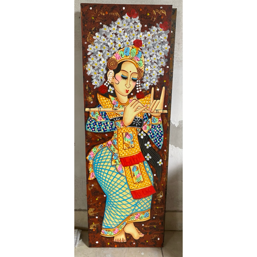Dijual Lukisan Legong Keraton, Lukisan Penari Bali, Lukisan Canvas