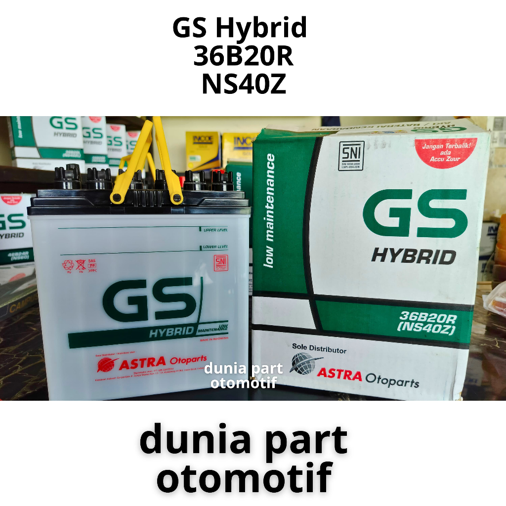 ACCU / AKI GS ASTRA HYBRID NS40Z UNTUK AVANZA TERIOS RUSH