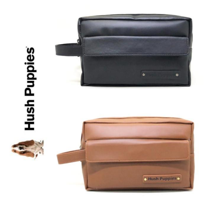 Hush Puppies Leather Clutch Handbag Tas tangan pria wanita exclusive 318-1 hss