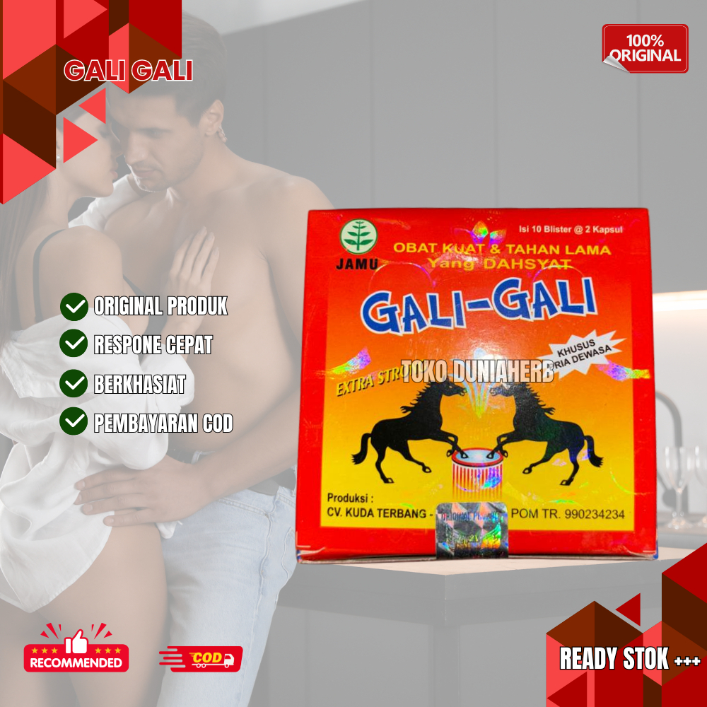 

Kapsul Gali Gali Merah Original 100% // St@mina Pria