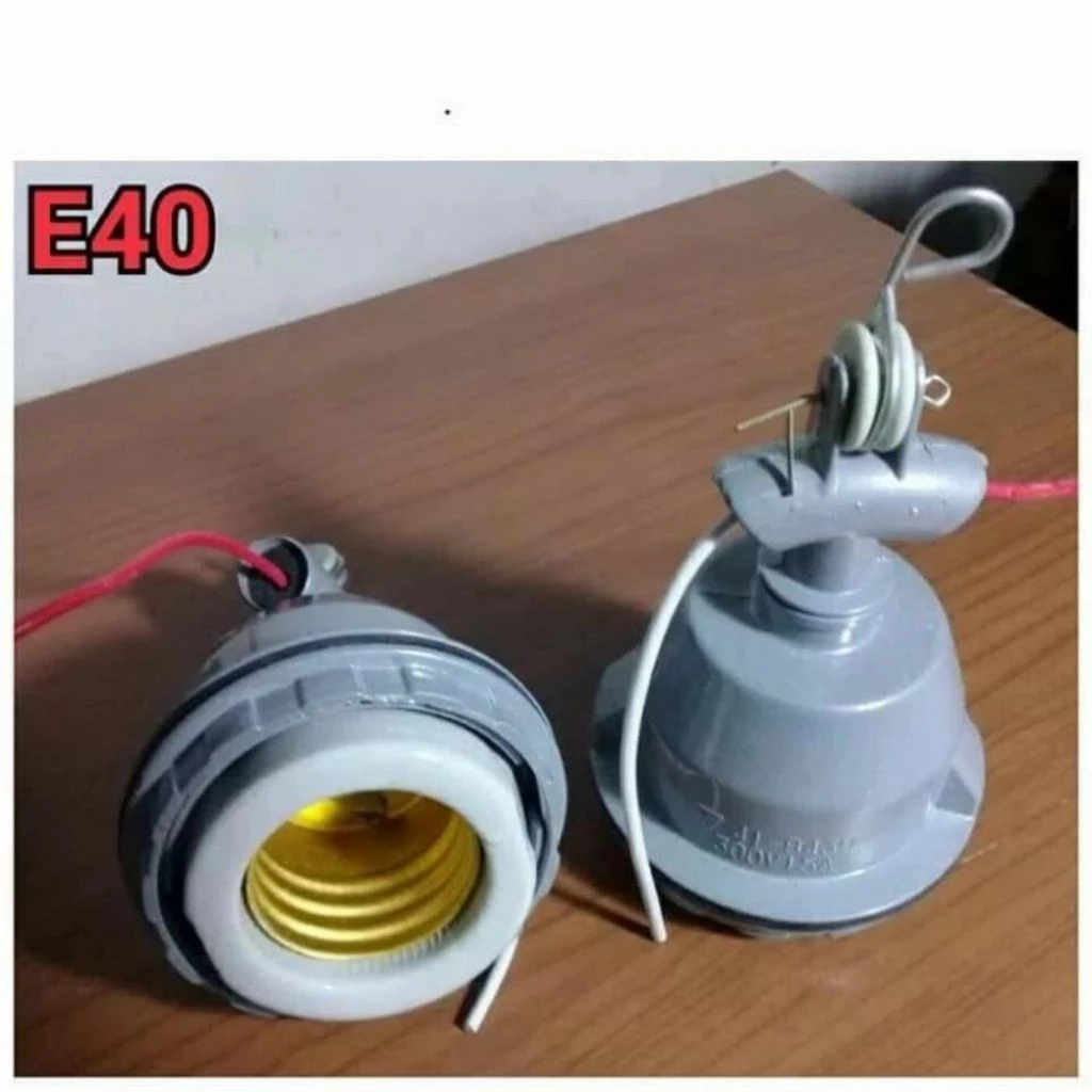 Fitting Gantung E40 Besi/ Fitting Besi WD E40/ Fitting Lampu Gantung