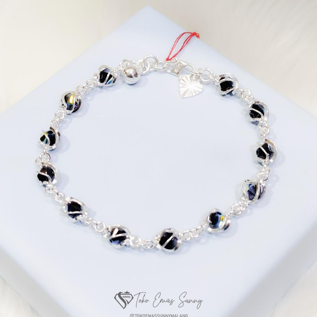 GELANG MANIK MANIK PERAK ASLI 925%