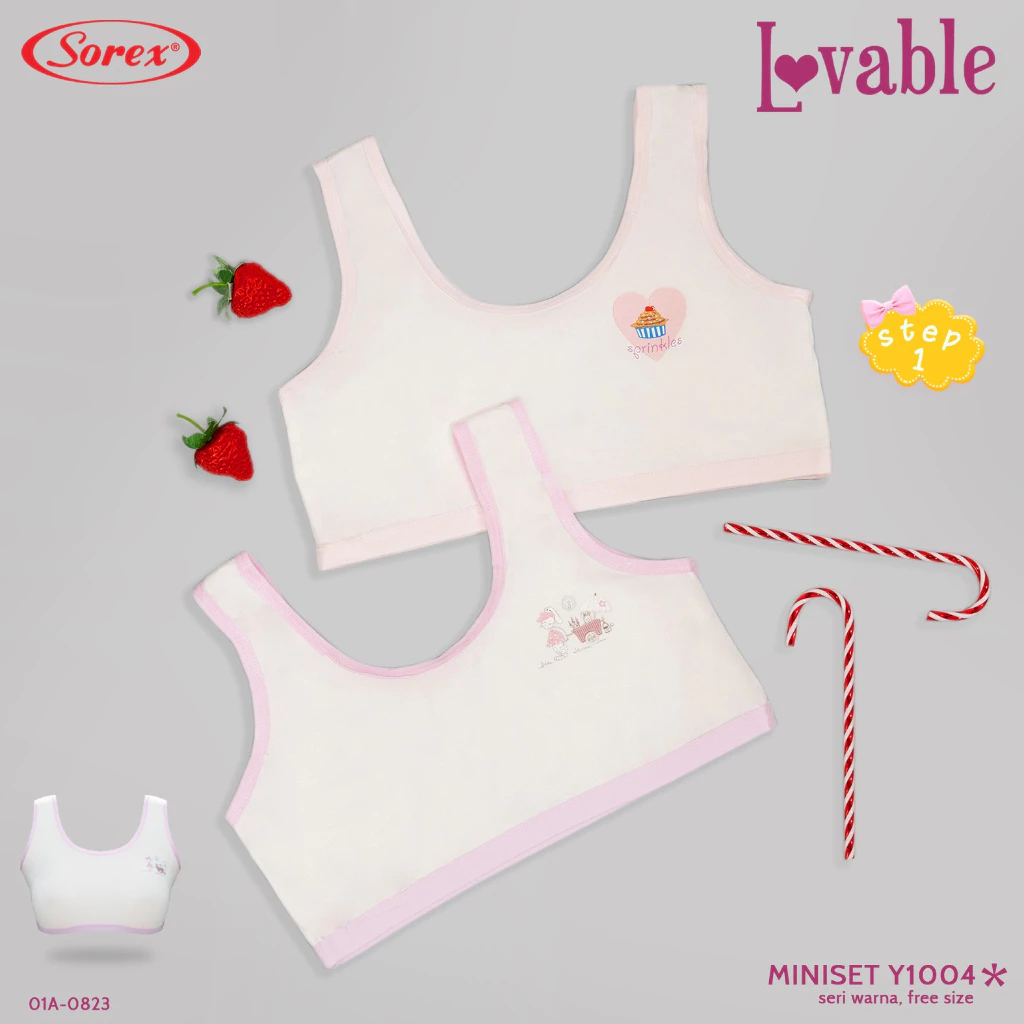 [ 3 pcs ] Miniset Sorex Young 1004 1005 1006 1007 10088 10099 | Sorex Young Miniset Remaja Step 1 Fr