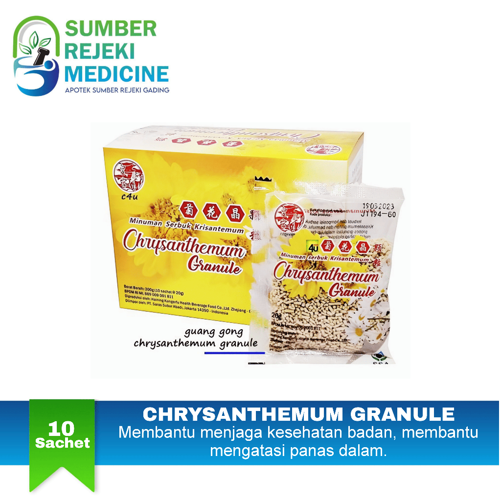 

Chrysanthemum Granule untuk Menjaga Kesehatan Tubuh BOX [10 Sachet]