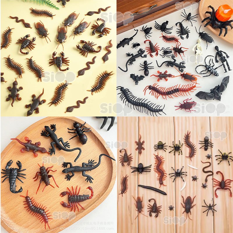 PRANK FAKE ANIMAL TOY Palsu Mainan Plastik Mirip Asli