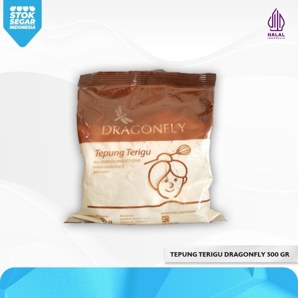 

Tepung Terigu Dragonfly 500 GR