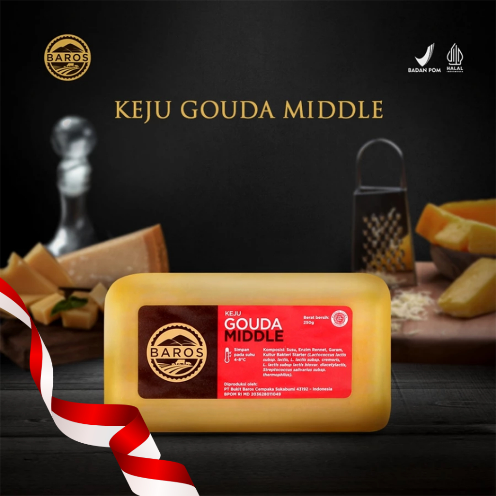 

Baros Keju Gouda Middle - Potongan