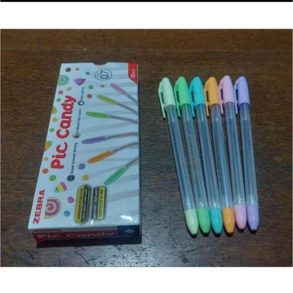 

PCS] PULPEN ZEBRA PIC CANDY 0.7MM HITAM / PULPEN PIC CANDY