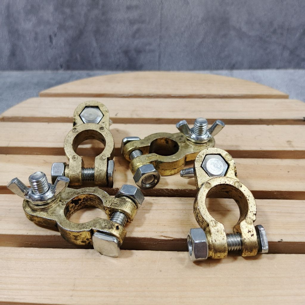 KEPLA AKI TERMINAL AKI CLEAM KLEM AKI ACCU KUNINGAN MOBIL NS40/NS60 KUNINGAN 2pc