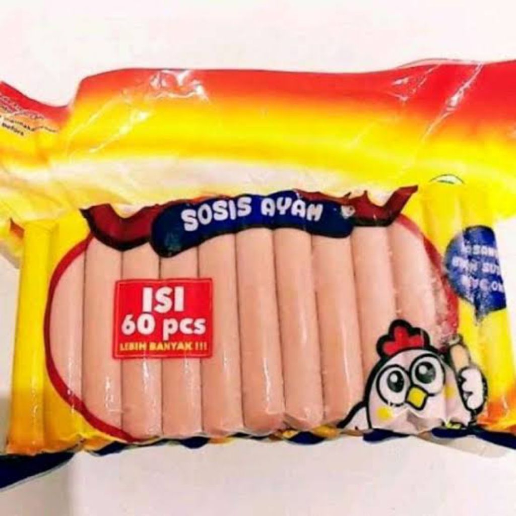 

Bon Bon Sosis Ayam Isi 60 pcs 1 kg (Frozen Food)