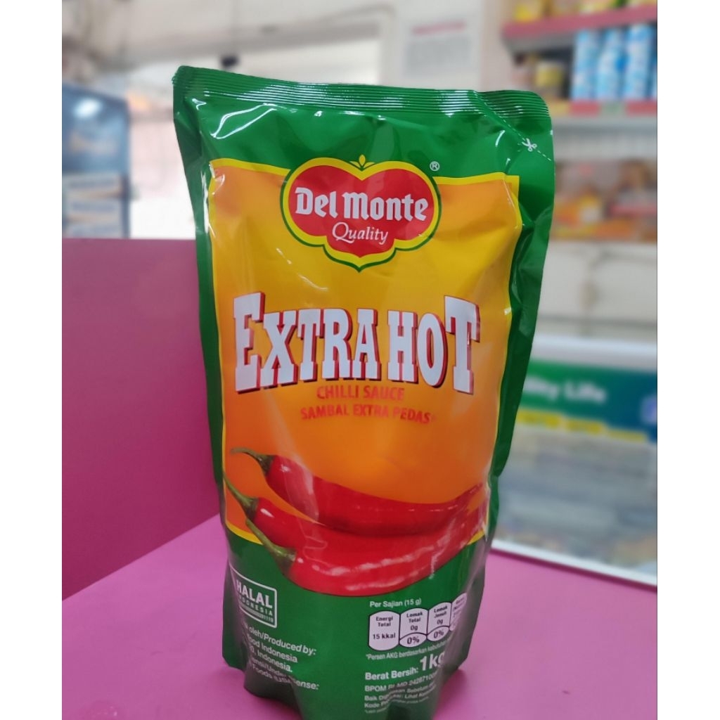 

DEL MONTE SAUS EXTRA HOT 1KG / SAUCE EXTRA PEDAS